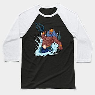 God of Greek mythology - Neptune Poseidon Baseball T-Shirt